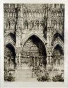 La Cathedrale D'amiens - France by Jules De Bruycker