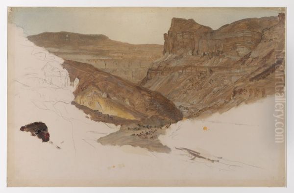 Mountain Stream, Yemen VAlley, Palestine - view 1