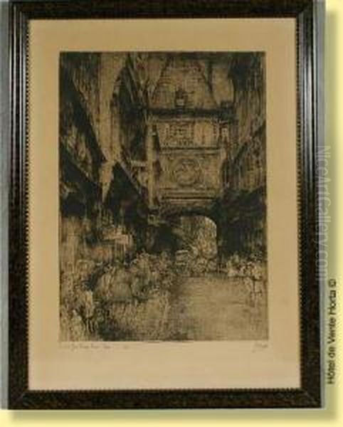 Rue De La Grosse Horloge A Rouen - view 1