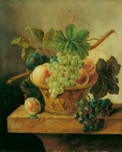 Stilleben Mit Obstkorb. Signiert
Unten Rechts: J. C. De Bruyn. Ol Auf Leinwand (doubliert). H 43,8; B
35,8 Cm. by Cornelis Johannes De Bruyn