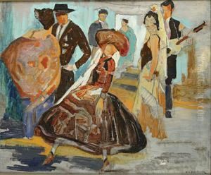Fete Espagnole by Constant De Busschere