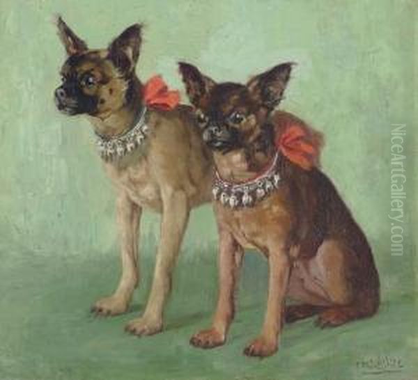 Two Miniature Pinschers - view 1