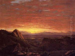 Morning, Looking East over the Husdon Valley from Catskill Mountains by Frederic Edwin Church