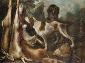Scena Di Caccia by Baldassare De Caro