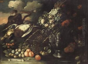 Natura Morta Con Selvaggina, Frutti E Fiori Natura Morta Con Selvaggina, Frutti E Fiori