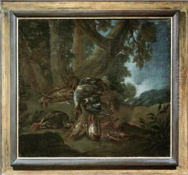 Natura Morta Con Anatra, Beccaccia, Starne E Pernici - view 1