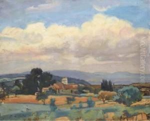 Paysage Provencal by Paul De Castro