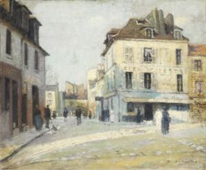 La Place Du Tertre by Paul De Castro