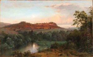 Bee Craft Mountain from Church's Farm by Frederic Edwin Church