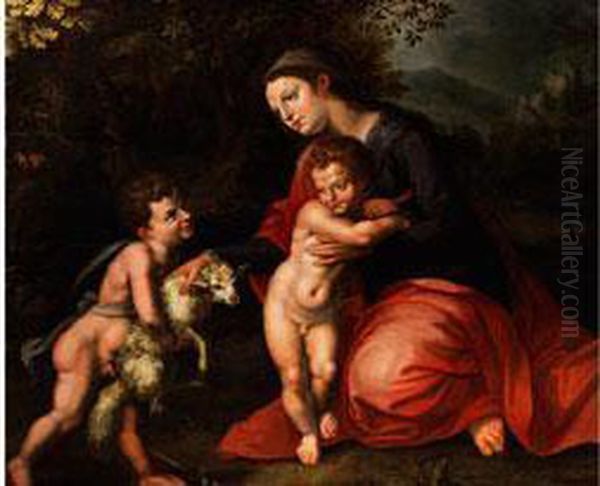 Maria Mit Dem Jesuskind Und Dem Johannesknaben - view 1