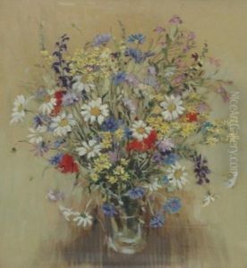 Fleurs Des Champs Dans Un Vase by Hendrick De Clerck