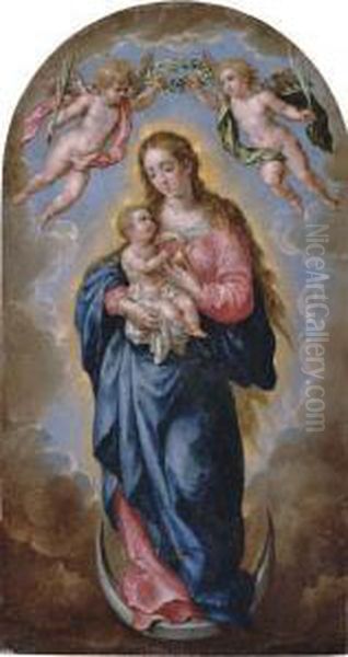 The Madonna And Child In Glory - view 1