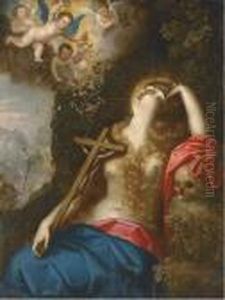 The Magdalen In Ecstacy by Hendrick De Clerck