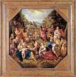 The Gathering Of Manna By The Israelites The Gathering Of Manna By The Israelites