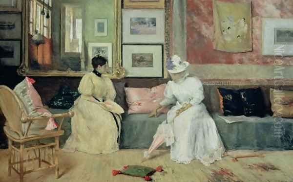 A Friendly Call, 1895 - view 1