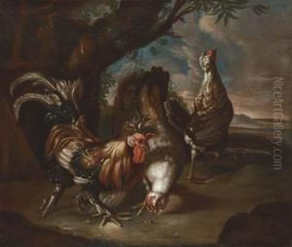 Fowl In A Landscape - view 1