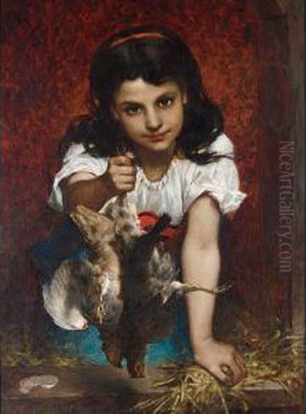 A Girl With Birds - view 1