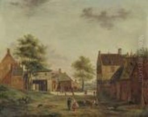 A Village Scene A Village Scene