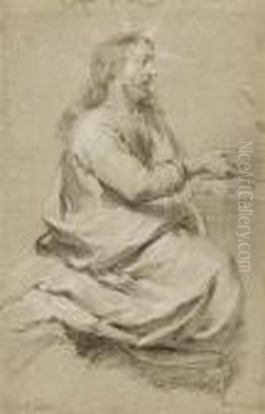 Study For Christ And The Samaritan Woman At
The Well - view 1