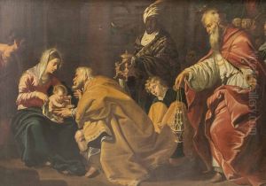 The Adoration Of The Magi by Gaspar De Crayer