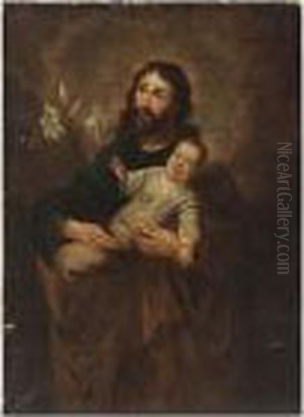Joseph Holding Christ - view 1