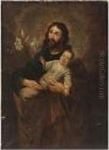 Joseph Holding Christ