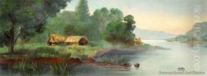Lake Scene With Whare Lake Scene With Whare