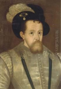 Portrait Of James I, Quarter-length, In A White Doublet And Lacecollar