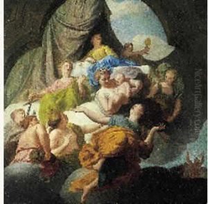 La Naissance D'adonis by Henri Antoine de Favanne