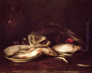 Still Llife with Fish and Plate