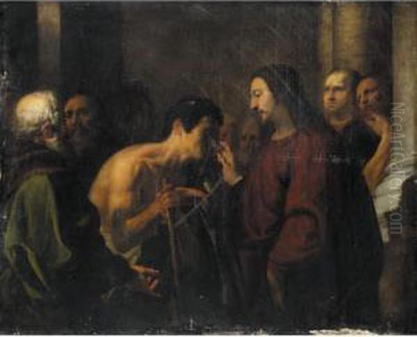 Christ Curing The Blind Man - view 1
