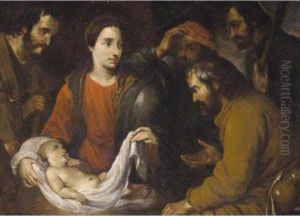 The Adoration Of The Shepherds by Orazio De Ferrari