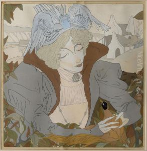 Femme A L'oiseau Femme A L'oiseau