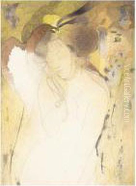 Woman And Bird - view 1