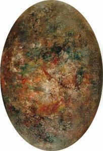 Abstract Paint Study by James Vivien de Fleury