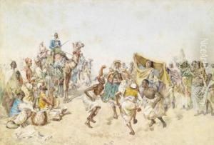 Orientalisches Motiv Mittanzerin by Mariano De Franceschi