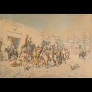 Arab Marketplace by Mariano De Franceschi