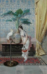 Italian Woman by Mariano De Franceschi