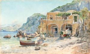Capri, Pescherecci Sulla Spiaggia Capri, Pescherecci Sulla Spiaggia