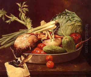 Still Life with Vegetables by William Merritt Chase