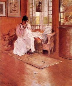 For The Little One Aka Hall At Shinnecock by William Merritt Chase