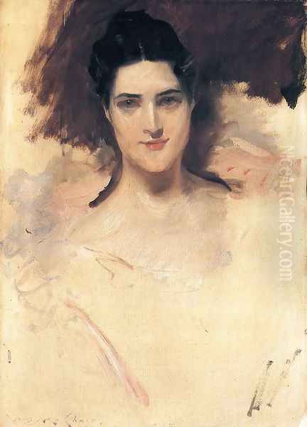 Portrait of Mrs. William Clark by William Merritt Chase