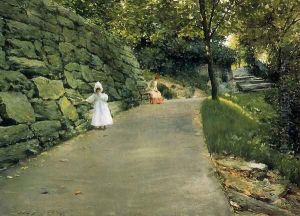 In The Park A By Path by William Merritt Chase