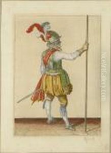 Soldat Mit Hellebarde