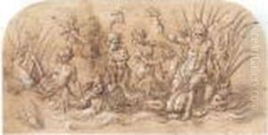 Circle Of Neptune And His Entourage. Circle Of Neptune And His Entourage.