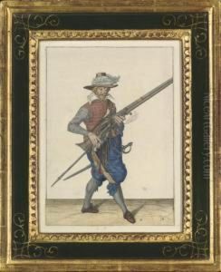 The Exercise Of Armes by Andries Jacobsz. Stock