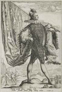 The Standard-bearer by Andries Jacobsz. Stock