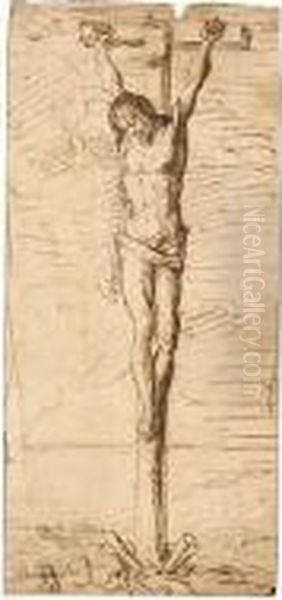 Christ On The Cross - view 1