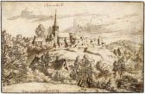 View Of The Abbey And Ruins Of Chaumont-gistoux