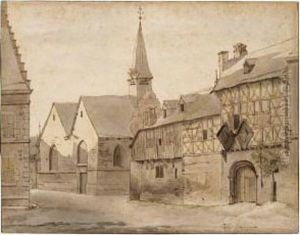 View Of The St. Jacobskerk And The Gasthuis, Maastricht